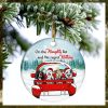 Vote Democrat no borders no walls girls with balls ornament