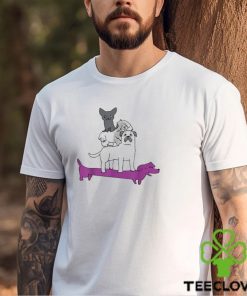 Dog Pile Asexual Pride shirt