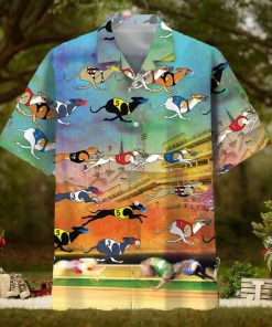 Dog Racing Vintage Hawaiian Shirt