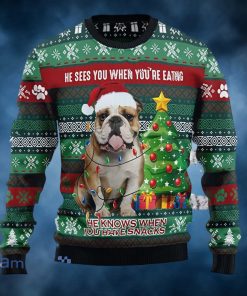 Dog Santa Ugly Christmas Sweater Unisex