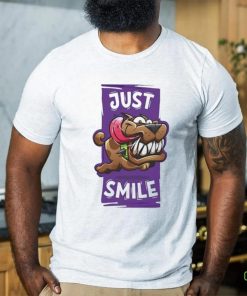 Dog just smile shirt