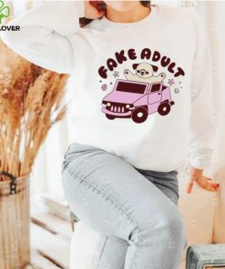 Dog riding car Fake adult hoodie, sweater, longsleeve, shirt v-neck, t-shirt