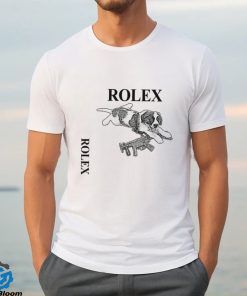 Dog with gun Rolex art hoodie, sweater, longsleeve, shirt v-neck, t-shirt