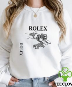 Dog with gun Rolex art hoodie, sweater, longsleeve, shirt v-neck, t-shirt