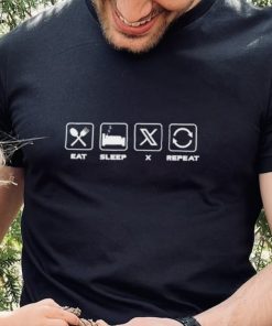 Dogedesigner Eat Sleep X Repeat Shirt