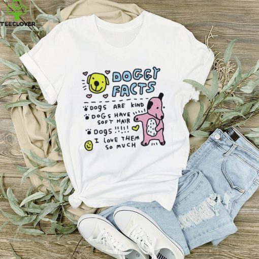 Doggy facts dogs are kind dogs have soft hair hoodie, sweater, longsleeve, shirt v-neck, t-shirt