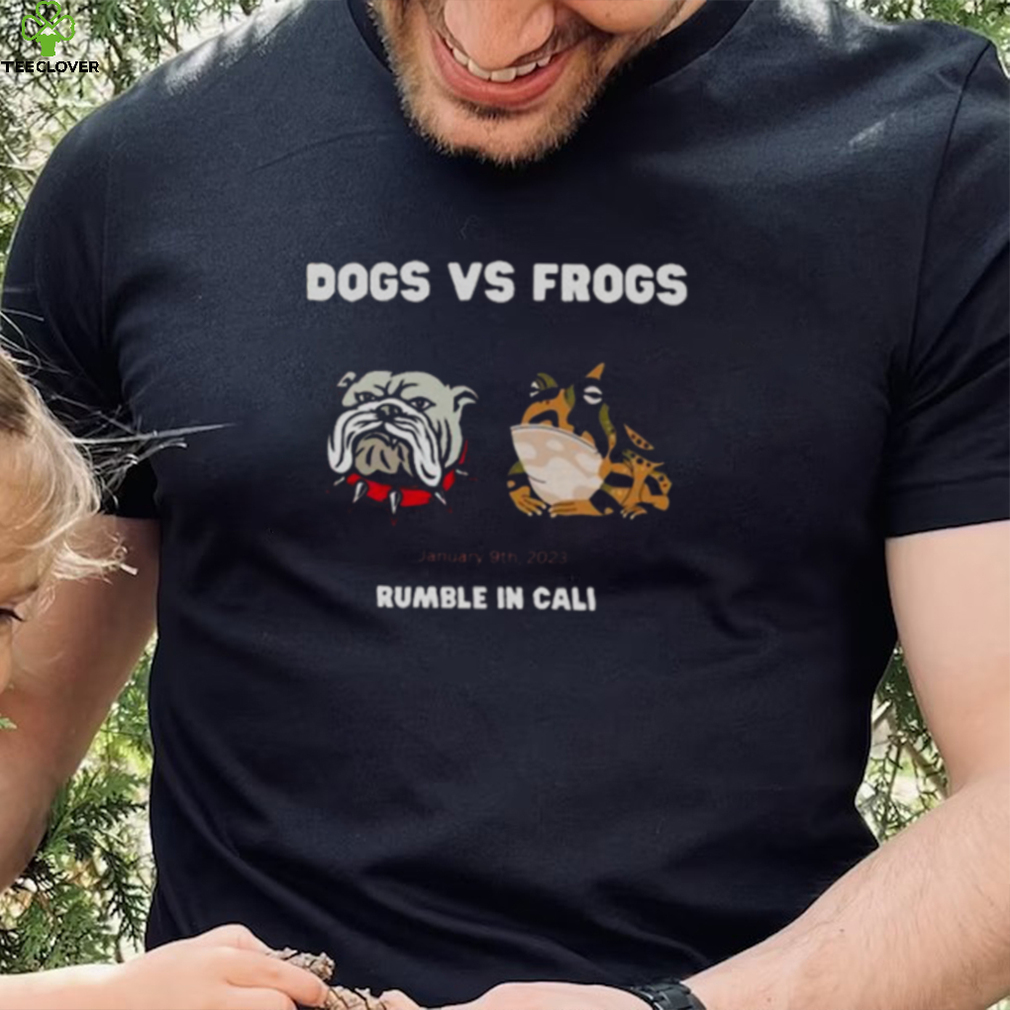 Dogs And Frogs Championship Georgia TCU 2023 Rumble In Cali Shirt