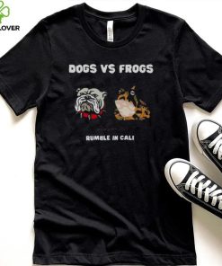 Dogs And Frogs Championship Georgia TCU 2023 Rumble In Cali Shirt
