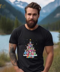 Dogs Boston Collie santa pine tree merry christmas shirt 4 Dogs Boston Collie santa pine tree merry christmas shirt
