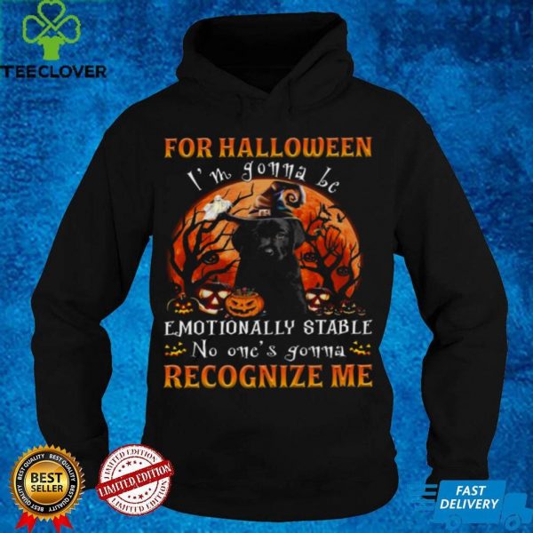 Dogs For halloween im gonna be emotionally stable no ones gonna recognize me hoodie, sweater, longsleeve, shirt v-neck, t-shirt