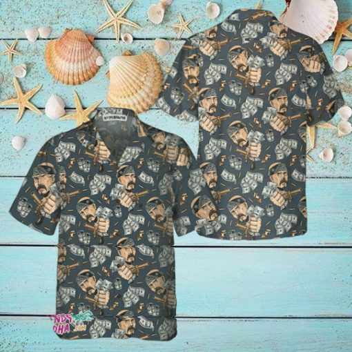 Dollar Bill And Gun Hawaiian Shirt