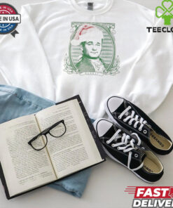 Dollar Bill Santa Christmas shirt