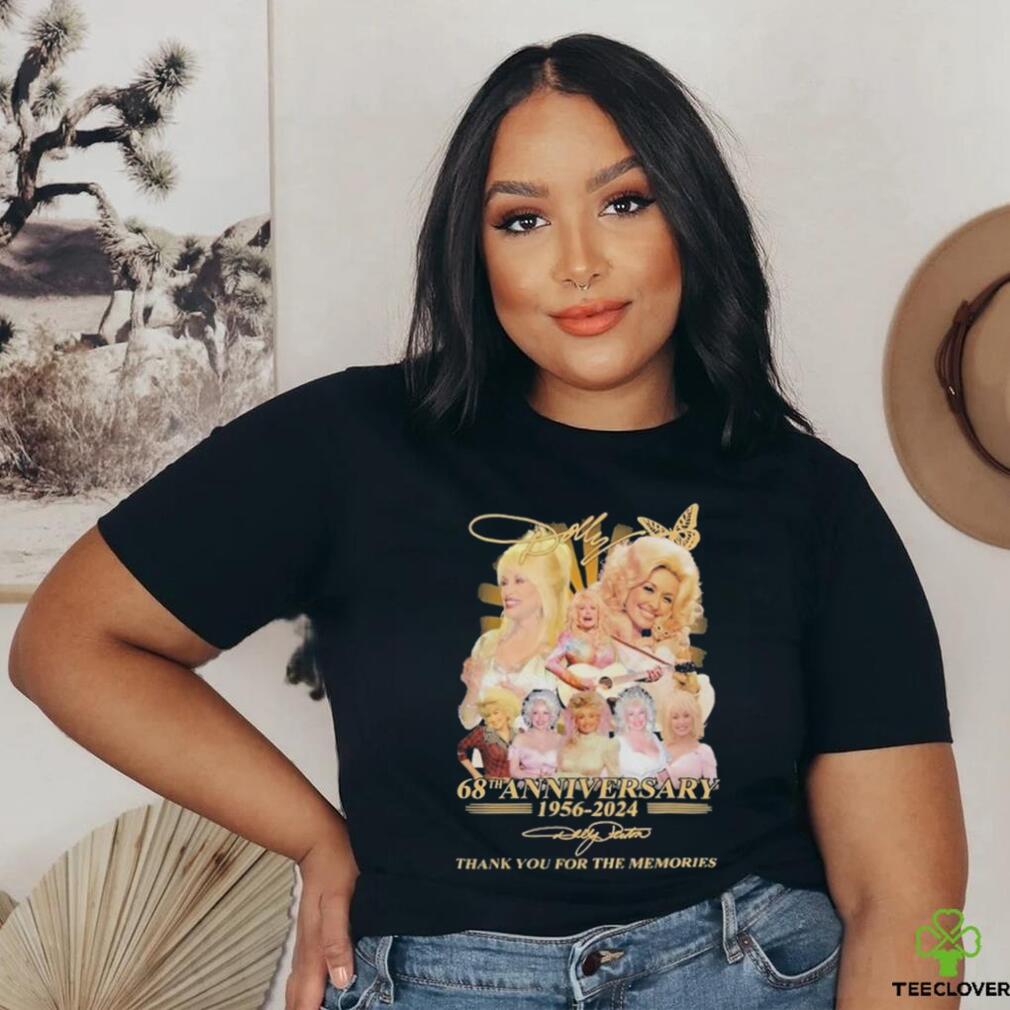 Dolly Parton 68th Anniversary 1956 2024 Thank You For The Memories Signatures shirt Dolly Parton 68th Anniversary 1956 2024 Thank You For The Memories Signatures shirt