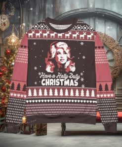 Dolly Parton Holly Dolly Christmas Pine Tree Ugly Sweater