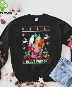 Dolly Parton signature Christmas holiday ugly Xmas hoodie, sweater, longsleeve, shirt v-neck, t-shirt