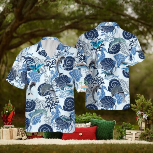 Dolphin Seahorse Hawaiian Shirt