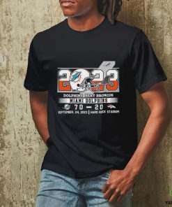Dolphins Beat Broncos 70 20 At Hark Rock Stadium Shirt