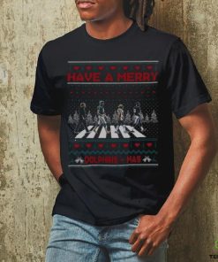 Dolphins Walking Abbey Road Football Have a Merry Dolphins Mas Merry Christmas 2023 Shirt