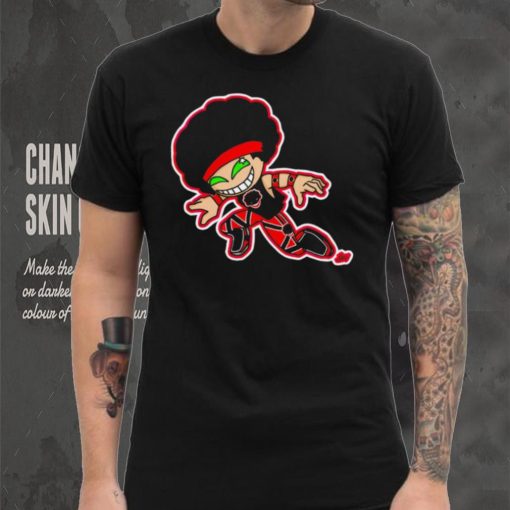 Dom Cirrus professional wrestler cartoon logo shirt
