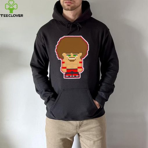 Dom Cirrus professional wrestler pixel cartoon shirt