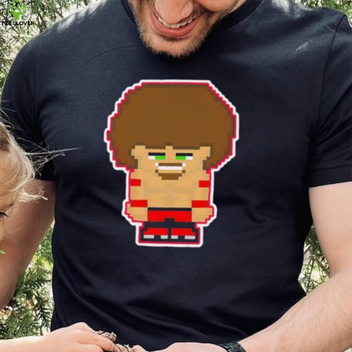 Dom Cirrus professional wrestler pixel cartoon shirt