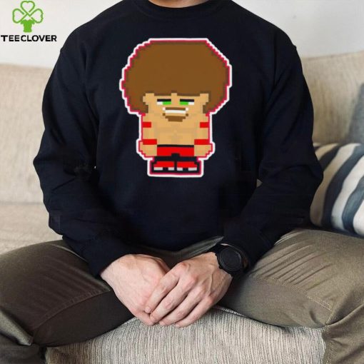 Dom Cirrus professional wrestler pixel cartoon shirt