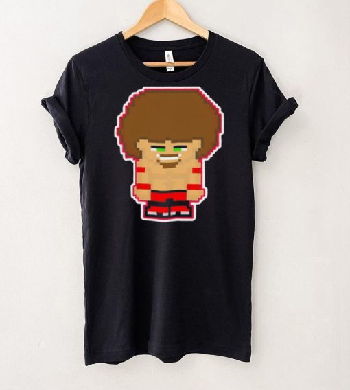 Dom Cirrus professional wrestler pixel cartoon shirt