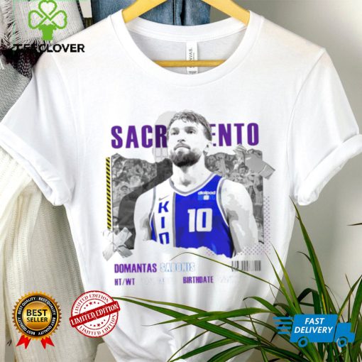 Domantas Sabonis Sacramento Kings basketball player information paper hoodie, sweater, longsleeve, shirt v-neck, t-shirt