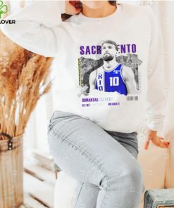 Domantas Sabonis Sacramento Kings basketball player information paper hoodie, sweater, longsleeve, shirt v-neck, t-shirt