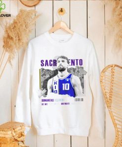 Domantas Sabonis Sacramento Kings basketball player information paper hoodie, sweater, longsleeve, shirt v-neck, t-shirt