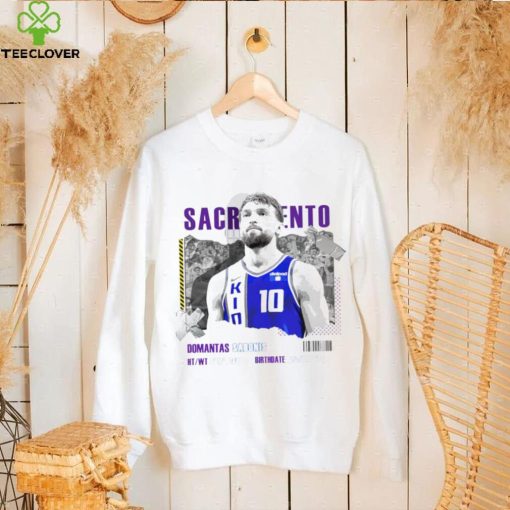 Domantas Sabonis Sacramento Kings basketball player information paper hoodie, sweater, longsleeve, shirt v-neck, t-shirt