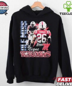 Domonique Thomas Ole Miss Rebels 90s Graphic t shirt