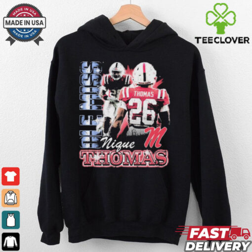 Domonique Thomas Ole Miss Rebels 90s Graphic t shirt