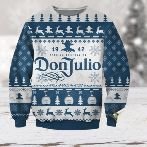 Don Julio 1942 Ugly Christmas Sweater 3D Shirt