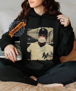Don Mattingly (Donnie Baseball) in New York Yankees Crewneck shirt