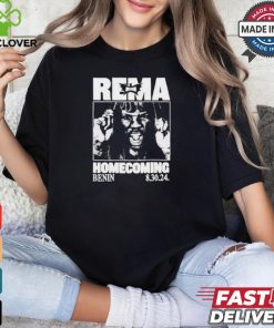 Don jazzy wearing rema homecoming Benin 8 30 24 T shirt