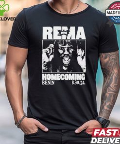 Don jazzy wearing rema homecoming Benin 8 30 24 T shirt