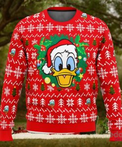 Donald Duck Christmas Head 3D Ugly Christmas Sweater Unisex Christmas Sweater For Men And Women