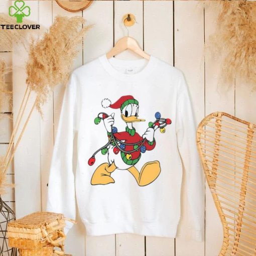 Donald Duck Christmas Light T Shirt, Donald Duck Christmas Shirt, Gift For Fans