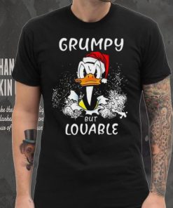 Donald Duck Christmas Shirt, Donald Duck Grumpy But Lovable Christmas T Shirt