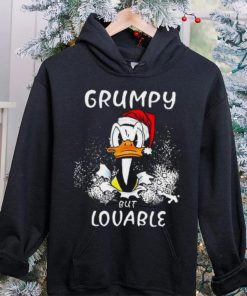 Donald Duck Christmas Shirt, Donald Duck Grumpy But Lovable Christmas T Shirt
