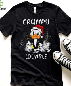 Donald Duck Christmas Shirt, Donald Duck Grumpy But Lovable Christmas T Shirt