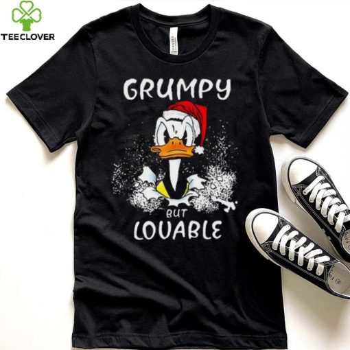 Donald Duck Christmas Shirt, Donald Duck Grumpy But Lovable Christmas T Shirt