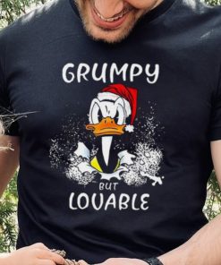 Donald Duck Christmas Shirt, Donald Duck Grumpy But Lovable Christmas T Shirt