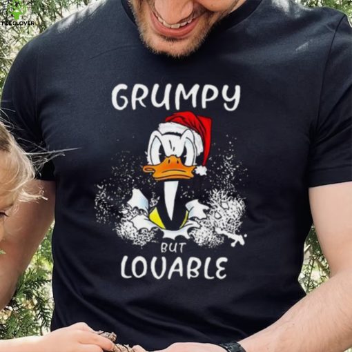 Donald Duck Christmas Shirt, Donald Duck Grumpy But Lovable Christmas T Shirt