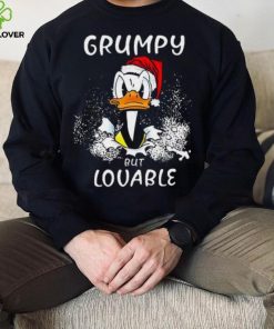Donald Duck Christmas Shirt, Donald Duck Grumpy But Lovable Christmas T Shirt