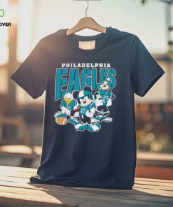 Donald Duck number 02 Mickey Mouse number 12 Goofy number 23 Philadelphia Eagles team football shirt
