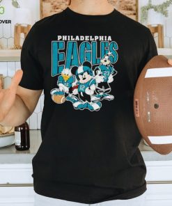 Donald Duck number 02 Mickey Mouse number 12 Goofy number 23 Philadelphia Eagles team football shirt