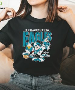 Donald Duck number 02 Mickey Mouse number 12 Goofy number 23 Philadelphia Eagles team football shirt