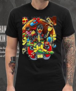 Donald Duck with Holiday Present, Donald Duck Christmas Shirt, Disney Donald Duck Christmas Shirt